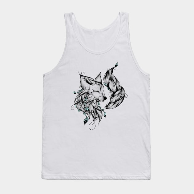 Fox B&W Tank Top by LouJah69